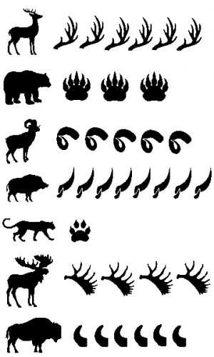 Hunting Big Game Keeping Count Hunting And Fishing car-window-decals-stickers