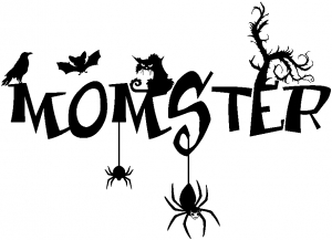 Momster Gothic Halloween car-window-decals-stickers