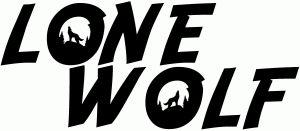 Lone Wolf with Howling Wolf Car or Truck Vinyl Window Decal Sticker
