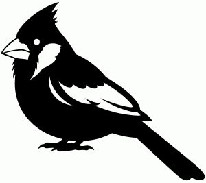 Cardinal Bird Car or Truck Vinyl Window Decal Sticker