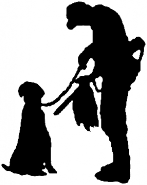 Hunter with Dog Hunting And Fishing car-window-decals-stickers