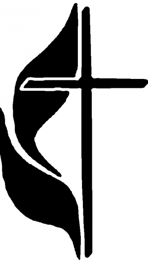 Methodist Cross Christian car-window-decals-stickers