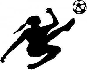 Girl Soccer Sports car-window-decals-stickers