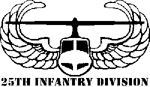 25th Infantry Division Special Orders car-window-decals-stickers