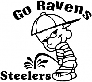 Go Ravens Pee On Steelers Decal Pee Ons car-window-decals-stickers