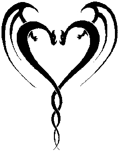 Tribal Dragon Heart Special Orders car-window-decals-stickers