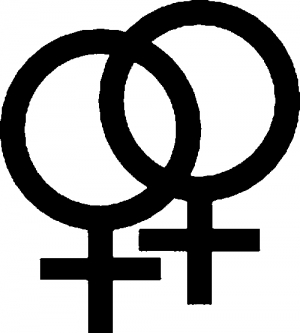Lesbian Sign Other car-window-decals-stickers