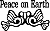 Peace On Earth Christian car-window-decals-stickers