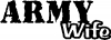 Army Wife Military Car or Truck Window Decal