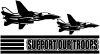 Support Our Troops Military Car or Truck Window Decal