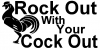 Rock Out Funny Car Truck Window Wall Laptop Decal Sticker