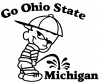 Go Ohio State College Car or Truck Window Decal