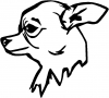 Chihuahua Animals Car or Truck Window Decal