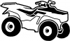 Four Wheeler Moto Sports Car or Truck Window Decal