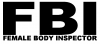 FBI Female Body Inspector Words Car or Truck Window Decal