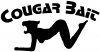 Cougar Bait Decal College Car or Truck Window Decal