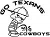 Go Texans Pee On Cowboys Decal Pee Ons Car Truck Window Wall Laptop Decal Sticker