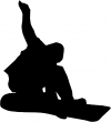 Snowboarding Decal Sports Car or Truck Window Decal