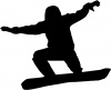 Snowboarding Decal Sports Car or Truck Window Decal