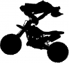 Moto X Freestyle Trick Decal Sports Car or Truck Window Decal