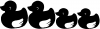 Rubber Ducky Family Decal Stick Family Car or Truck Window Decal