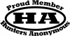 Hunters Anonymous Decal Hunting And Fishing Car or Truck Window Decal