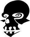 Tribal Skull Mask Decal Skulls Car Truck Window Wall Laptop Decal Sticker