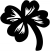 Four Leaf Clover Decal Other Car Truck Window Wall Laptop Decal Sticker