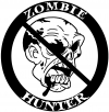 Zombie Hunter Decal Funny Car Truck Window Wall Laptop Decal Sticker