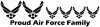 Proud Air Force Stick Family 4 Kids