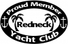 Proud Member Redneck Yacht Club Country car-window-decals-stickers