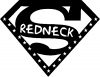 Super Redneck Country Car Truck Window Wall Laptop Decal Sticker