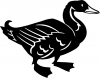 Solid Duck Animals Car or Truck Window Decal