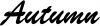 Autumn Names Car or Truck Window Decal