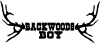 Backwoods Boy Country Car or Truck Window Decal
