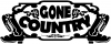 Gone Country With Boots Country Car or Truck Window Decal