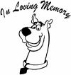 In Loving Memory Of Our Angel With Scooby Doo In Memory Of Car Truck Window Wall Laptop Decal Sticker