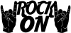 Rock On With Hands Music Car Truck Window Wall Laptop Decal Sticker