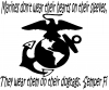 Marines Wear Their Hearts On Their Sleeve Military car-window-decals-stickers