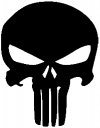 Punisher Skull Skulls Car or Truck Window Decal