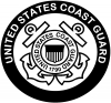 United States Coast Guard  Military Car or Truck Window Decal