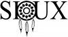Soux with Dreamcatcher O Western Car or Truck Window Decal