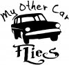My Other Car Flies Harry Potter Sci Fi Car or Truck Window Decal