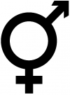 Male Female Symbol Other Car or Truck Window Decal