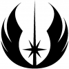 Star Wars Jedi Order Emblem Sci Fi Car or Truck Window Decal