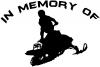 In Memory Of Snowmobile Moto Sports car-window-decals-stickers