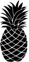 Pineapple Other Car or Truck Window Decal