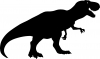 T Rex Funny Car or Truck Window Decal