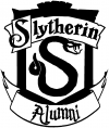 Harry Potter Slytherin Alumni Sci Fi Car or Truck Window Decal