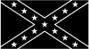 Confederate Southern Rebel Battle Flag Country Car or Truck Window Decal